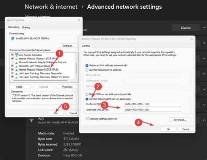 DNS configuration for streaming