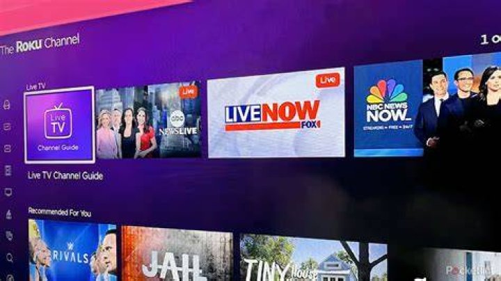 Live streaming channels interface